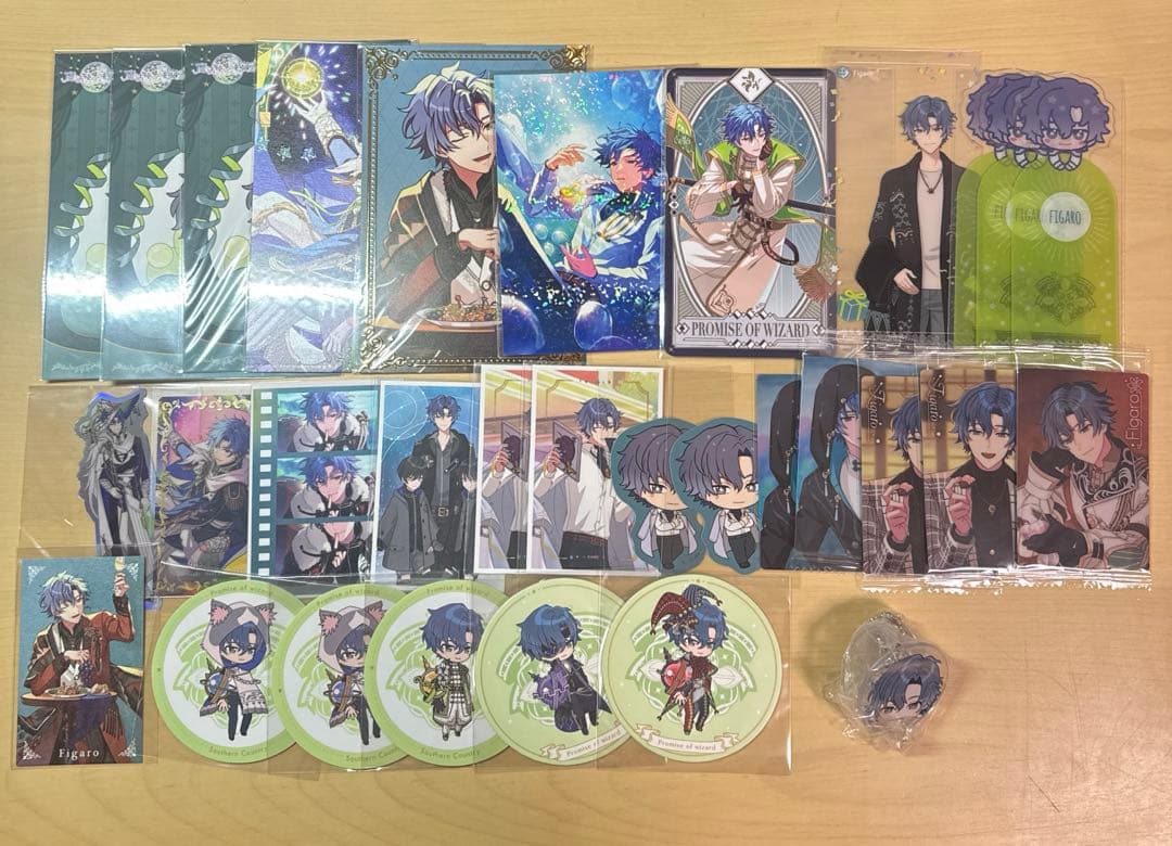 まほやく フィガロ まとめ売り 缶バッジ ポスカ 1周年 2周年 くじ 特典