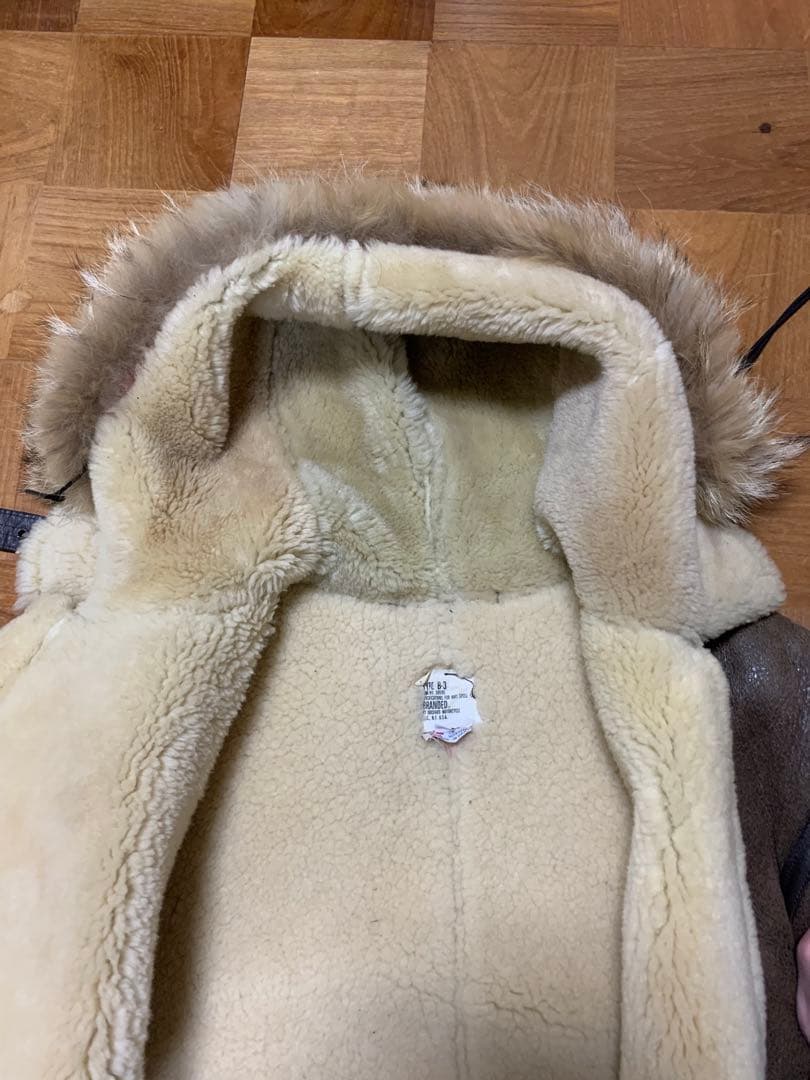 USA製 古着 B-3 ムートンフライトジャケット サイズ36