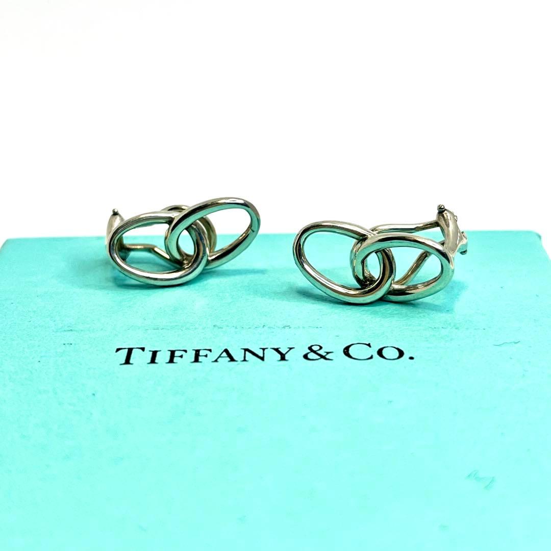 ティファニー オールドティファニー ダブルループ イヤリング シルバー925
