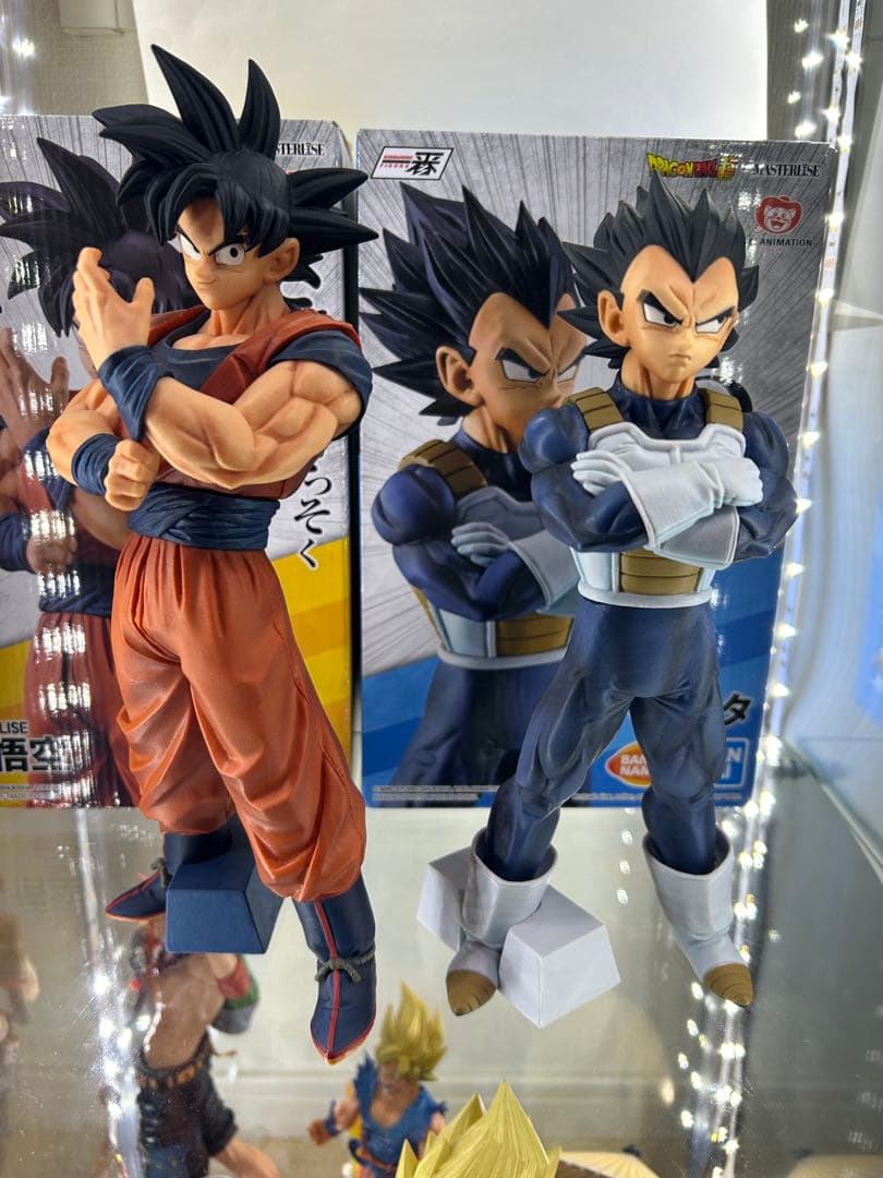 ドラゴンボール　strong chains 一番くじ　悟空　ベジータ　フィギュア