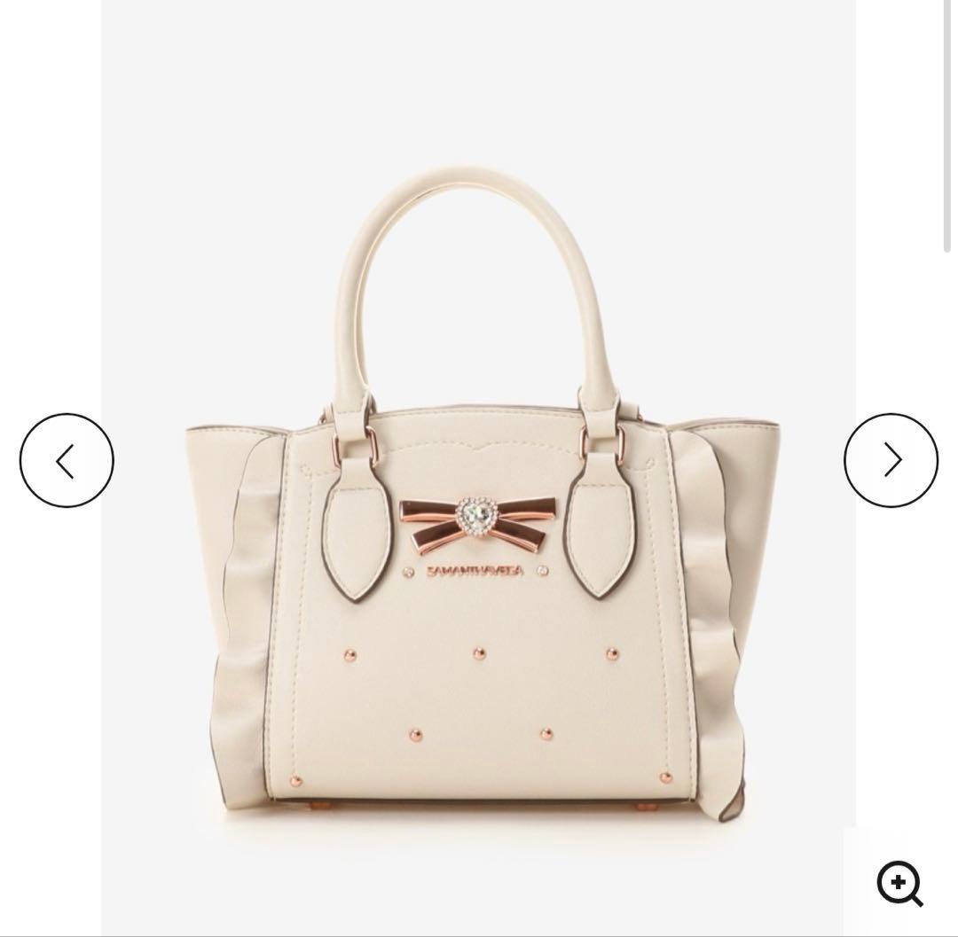 SamanthaVega リボンスタッズフラッター（ミニ）オフホワイト