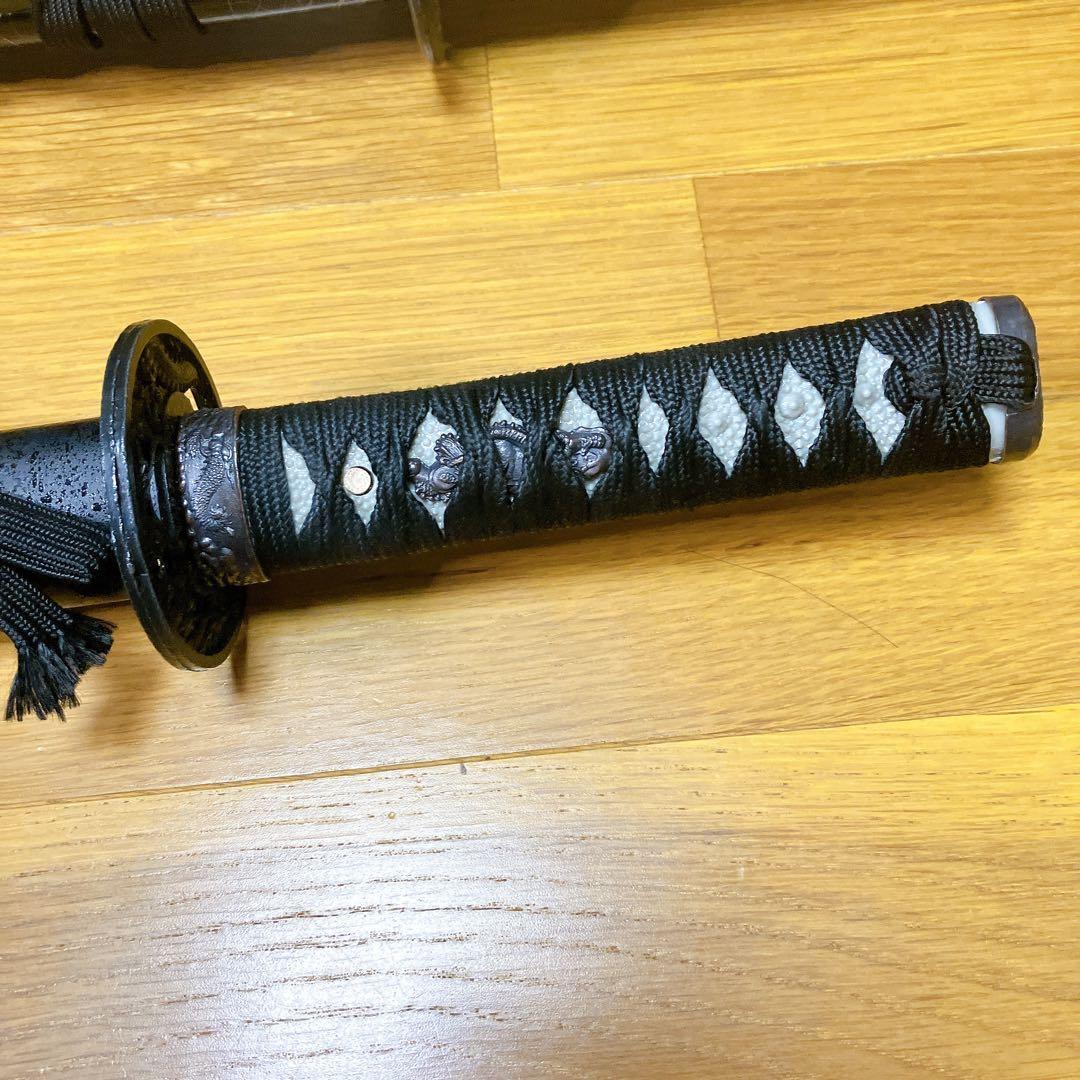 模造刀】大小拵え 2本セット 打刀と脇差 約103cm 72cm