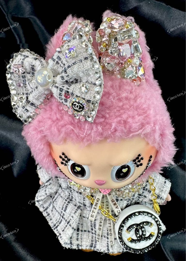 デコレーション スワロフスキー ラブブ マカロン ライチベリー Macaron