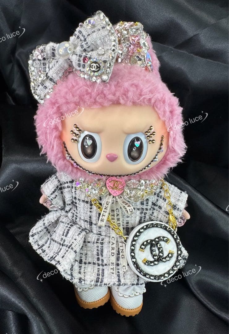 デコレーション スワロフスキー ラブブ マカロン ライチベリー Macaron