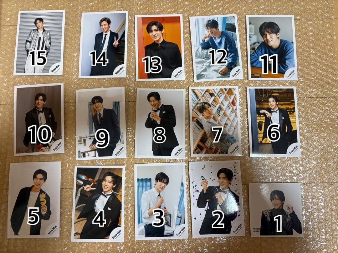 Man 目黒蓮　写真　132枚セット