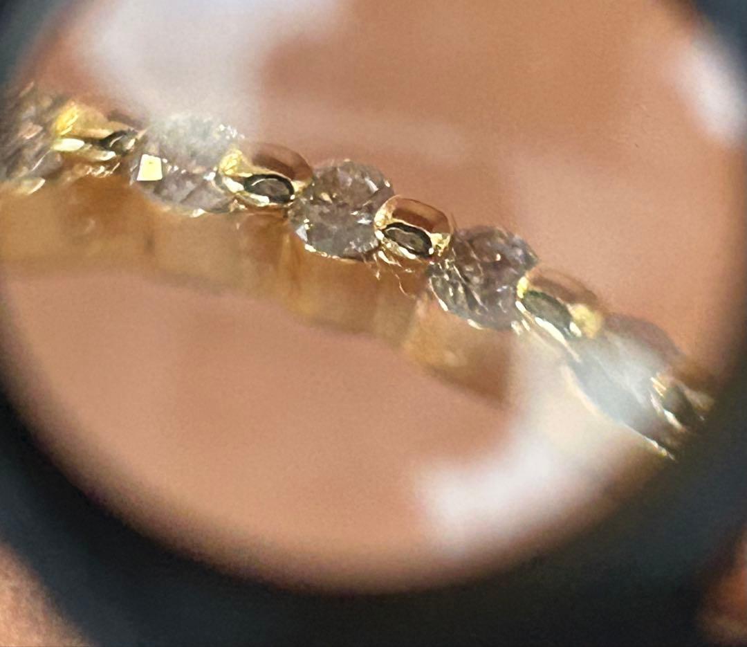 アガット　agete K18 ダイヤモンド　リング　5石　指輪　18金