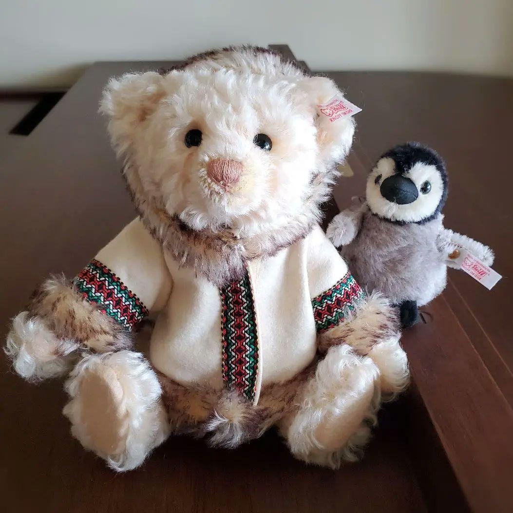 【Steiff】シュタイフ エスキモーベアとペンギン 世界1500体限定品