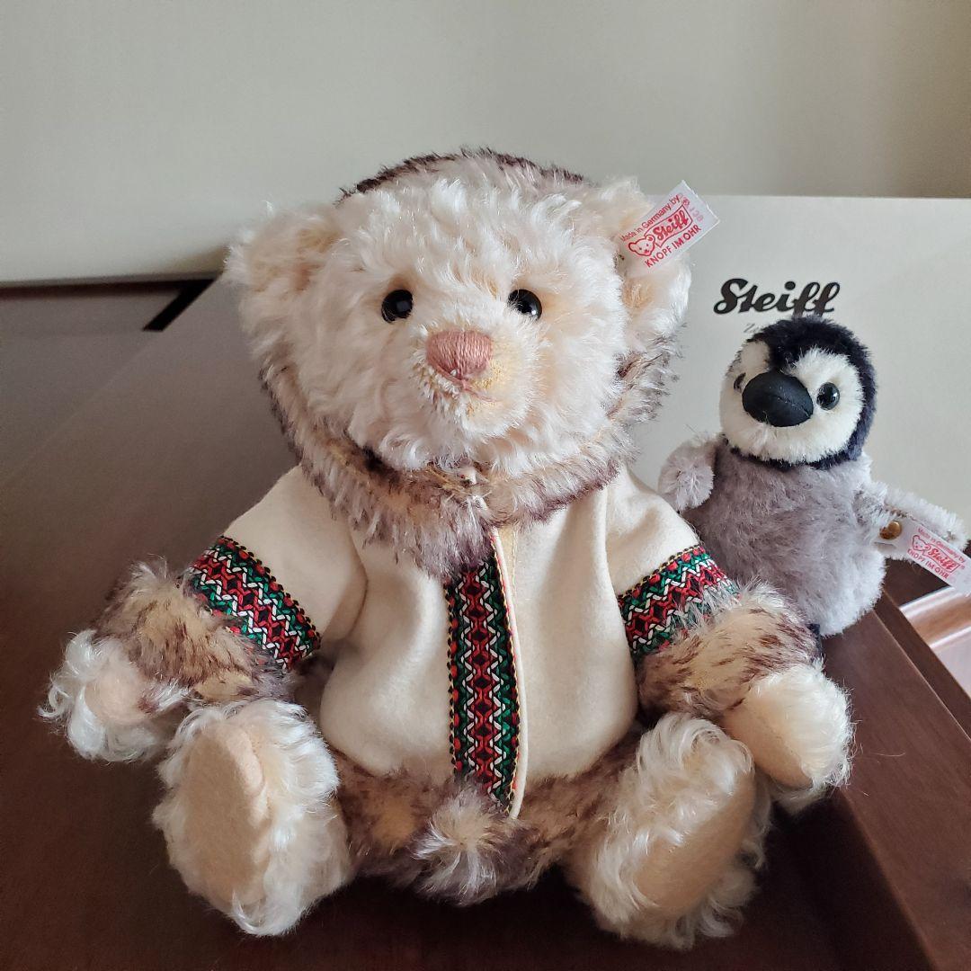 【Steiff】シュタイフ エスキモーベアとペンギン 世界1500体限定品