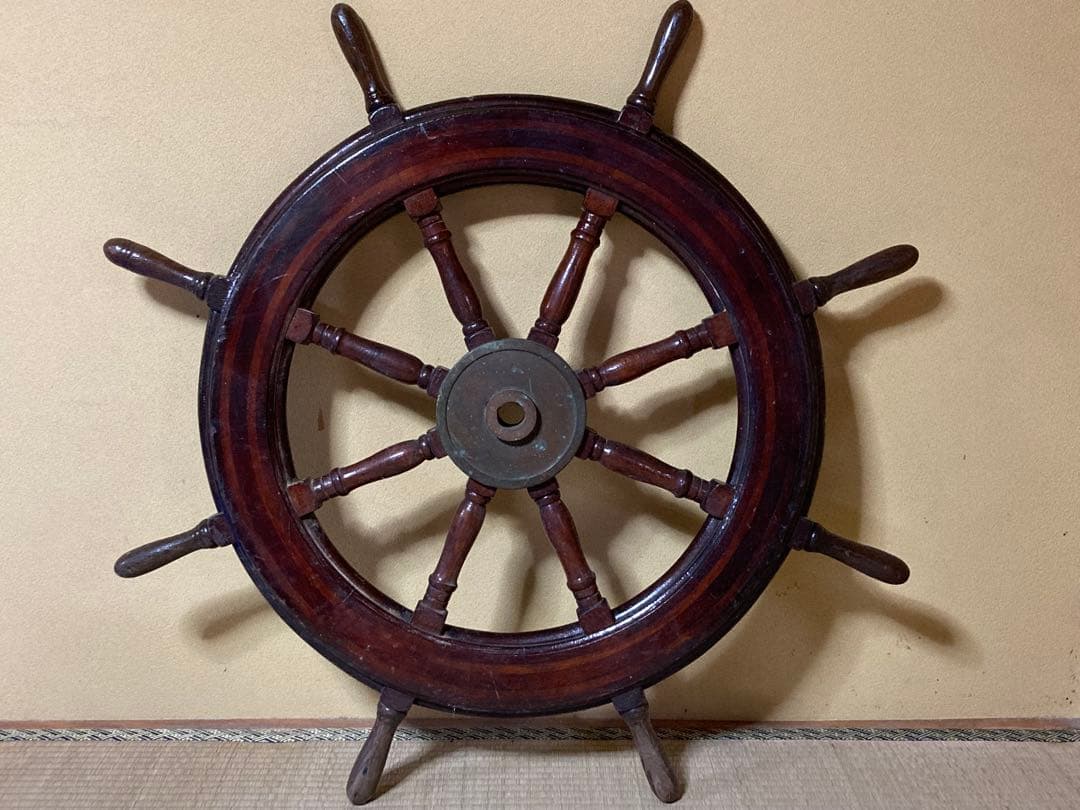 舵輪 ラット 船 船舶 No.1