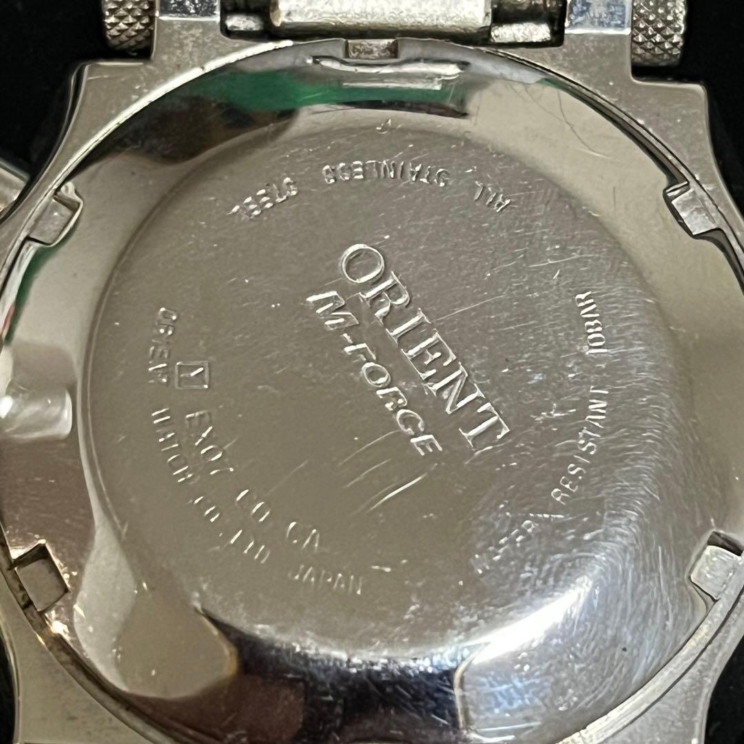 稼働　ORIENT オリエント　M-FORCE 自動巻き腕時計　破損