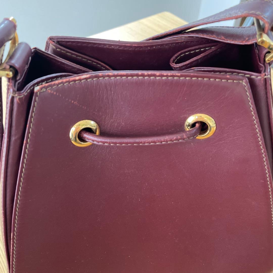 カルティエ　レザー バケツ型