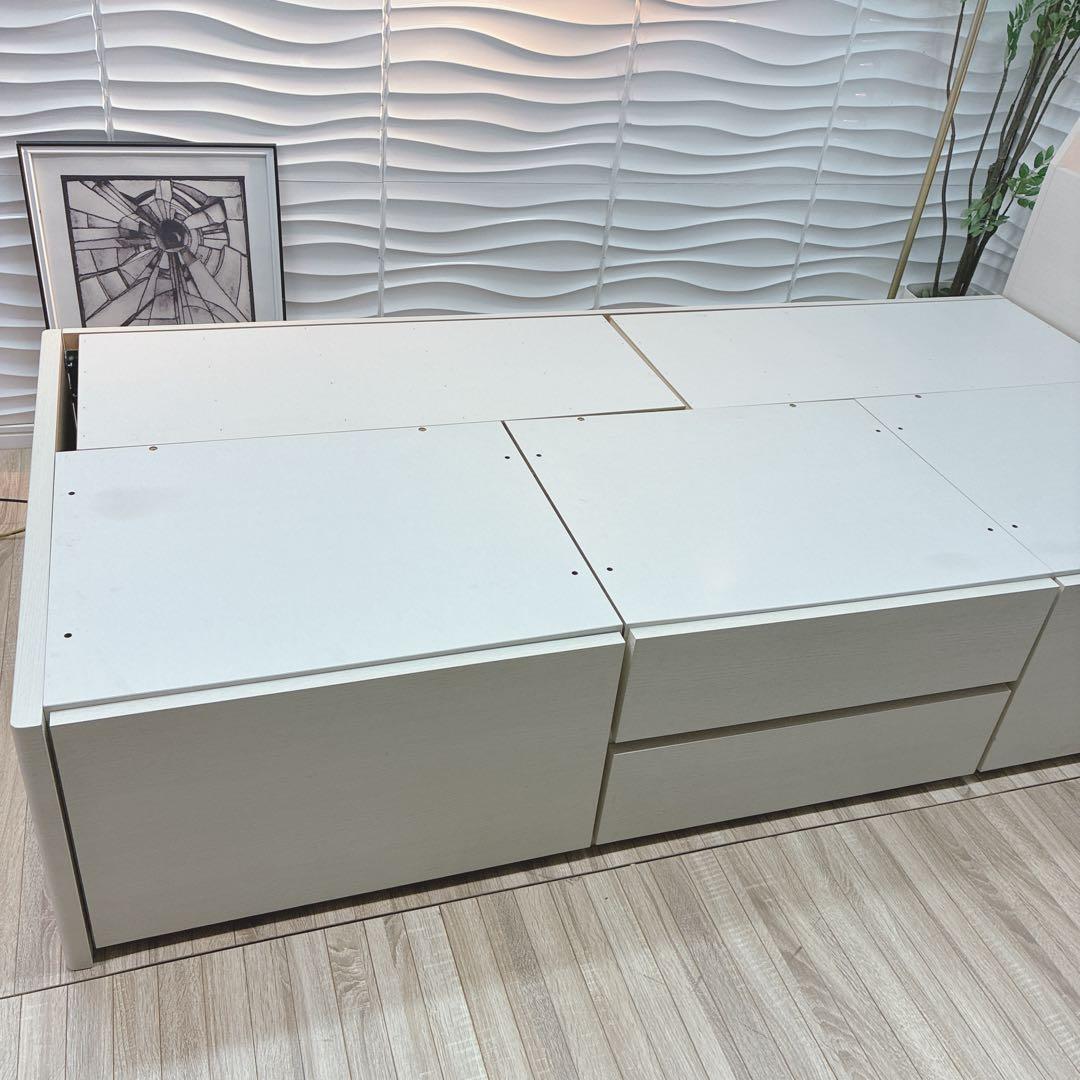 ◇大阪府 神戸市 配達料無料！◇ニトリ◇アザン◇収納付ベッドフレーム◇シングル◇