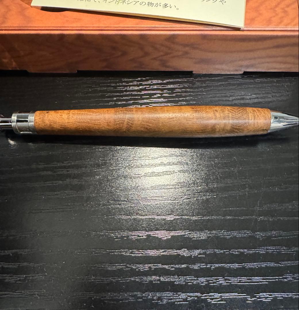 【値下げ交渉〇】工房楔 チーク 瘤杢 シャーペン