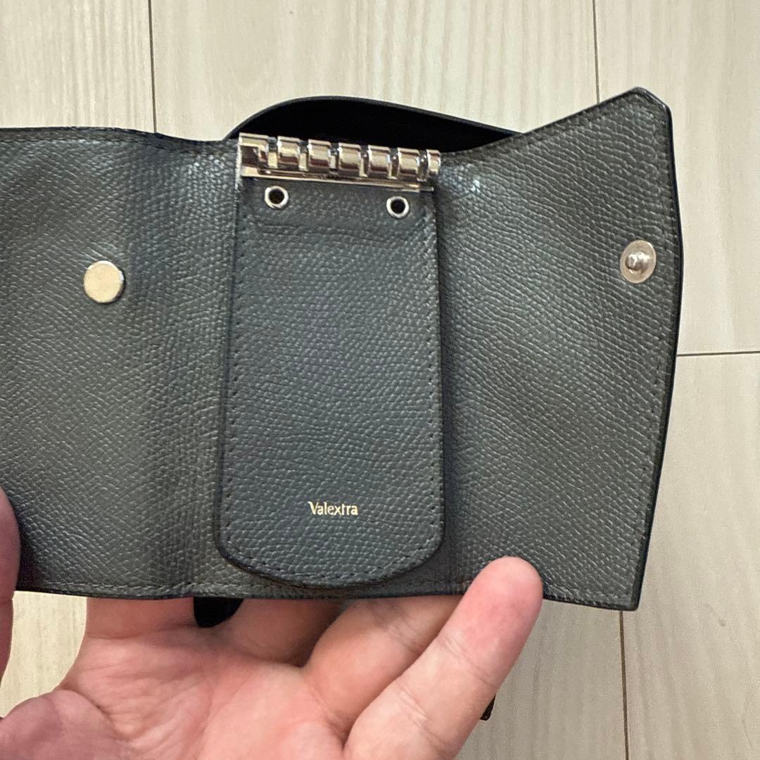 【美品箱付き】Valextra レザー キーケース