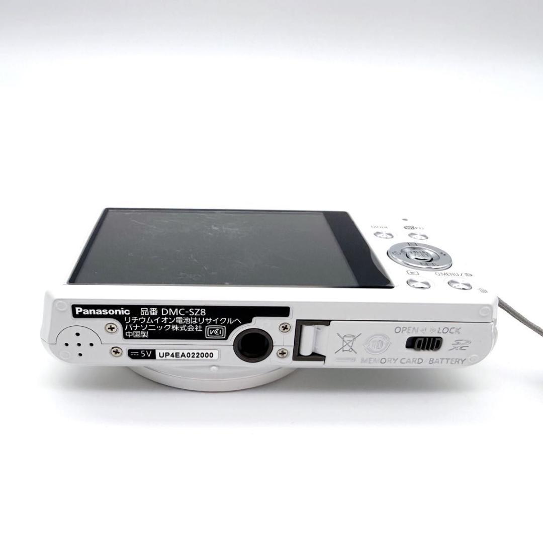 【極美品】Panasonic LUMIX DMC-SZ8 ホワイト WiFi搭載