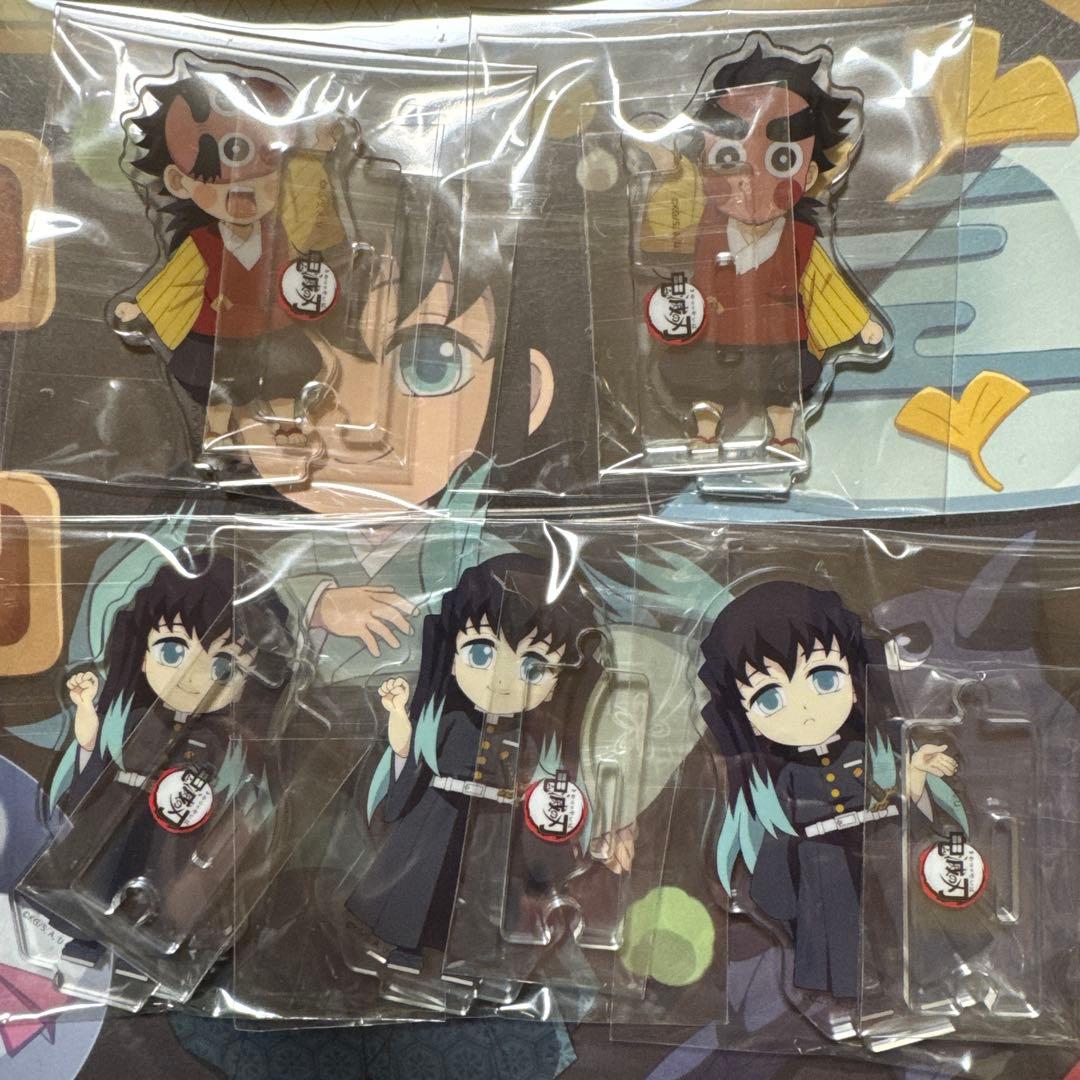 鬼滅の刃 全集中 繋がるアクリルスタンド 時透無一郎 右手挙げ 左手挙げ 小鉄