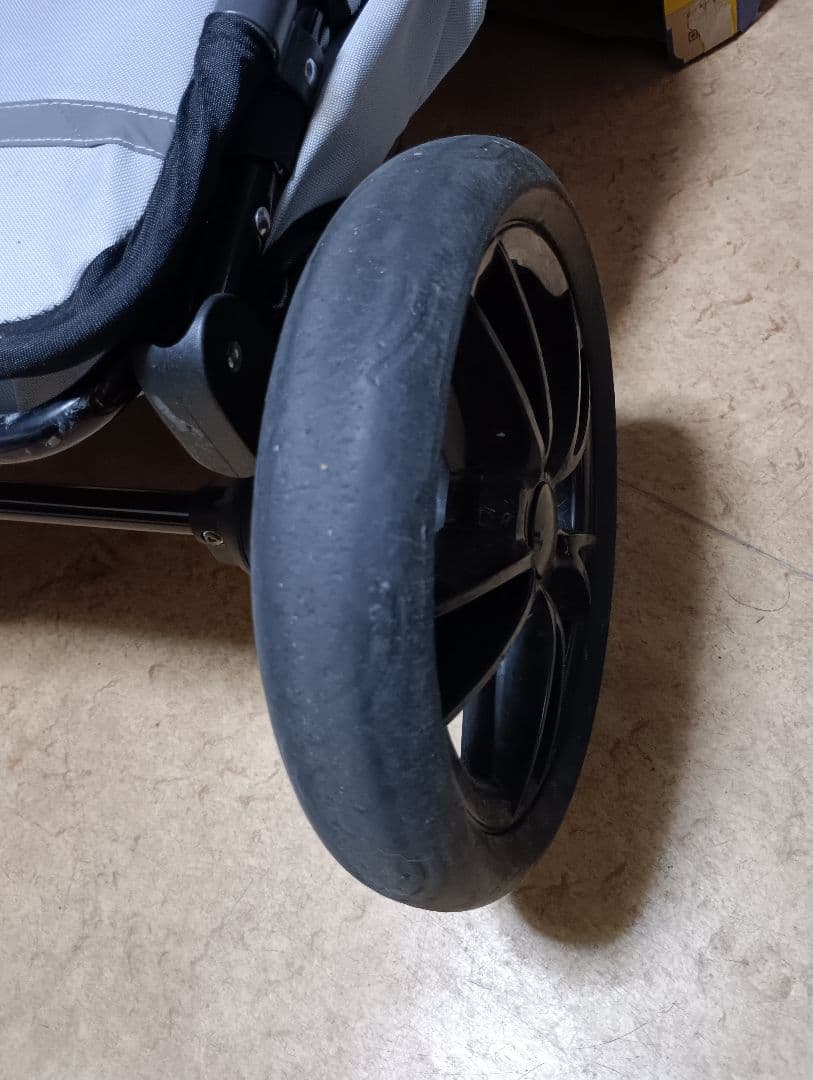 折りたたみ式ドッグカーグレー