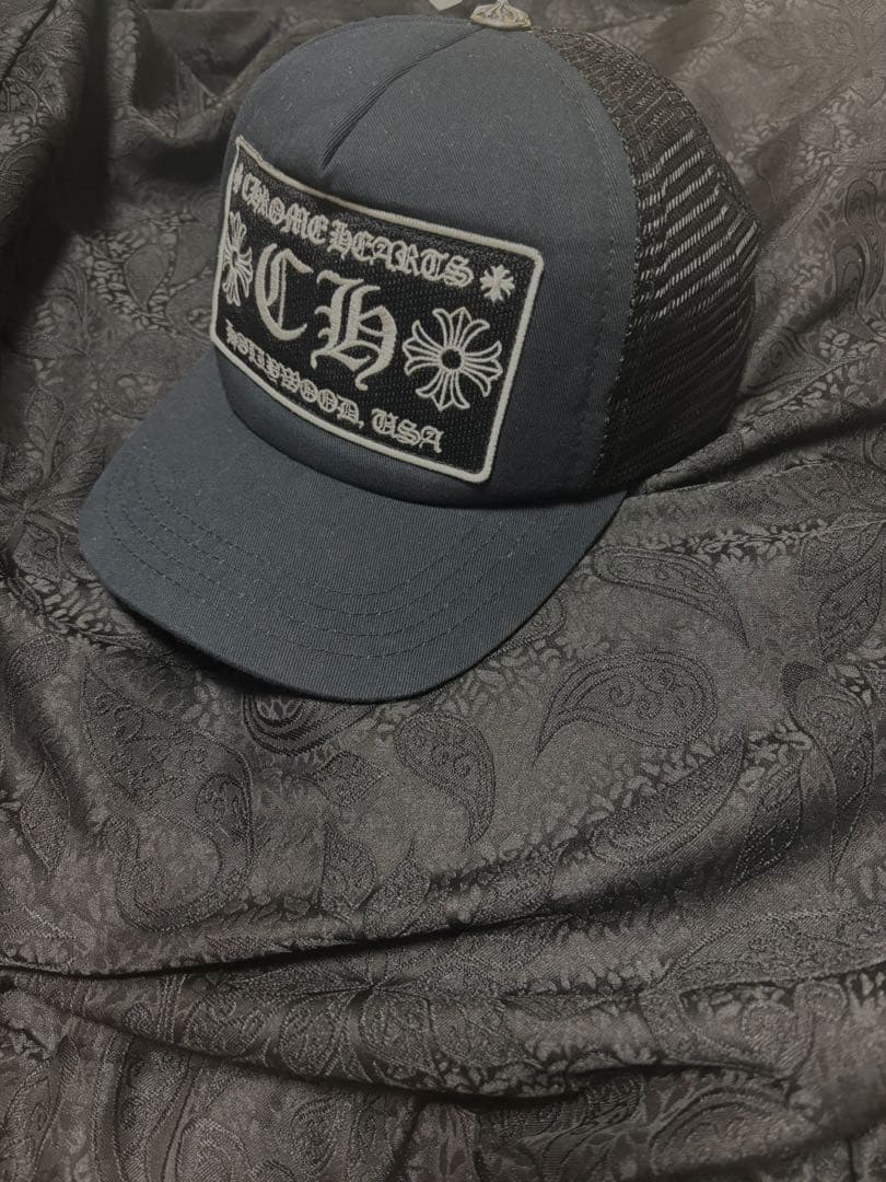 CHROME HEARTS メッシュキャップ 黒