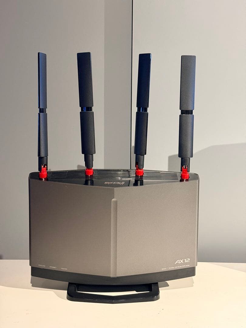 BUFFALO WXR-6000AX12S Wi-Fi6 AX12 使用3ヶ月