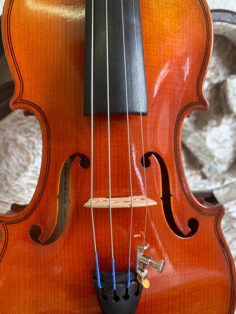 SUZUKI バイオリン 虎杢 No360 1/8 1978 弓 SHIMORA