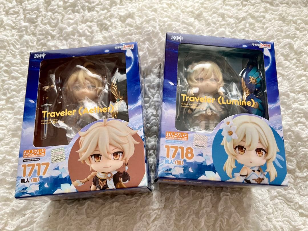 ねんどろいど 原神　旅人　空　蛍　2体セット　新品未開封品
