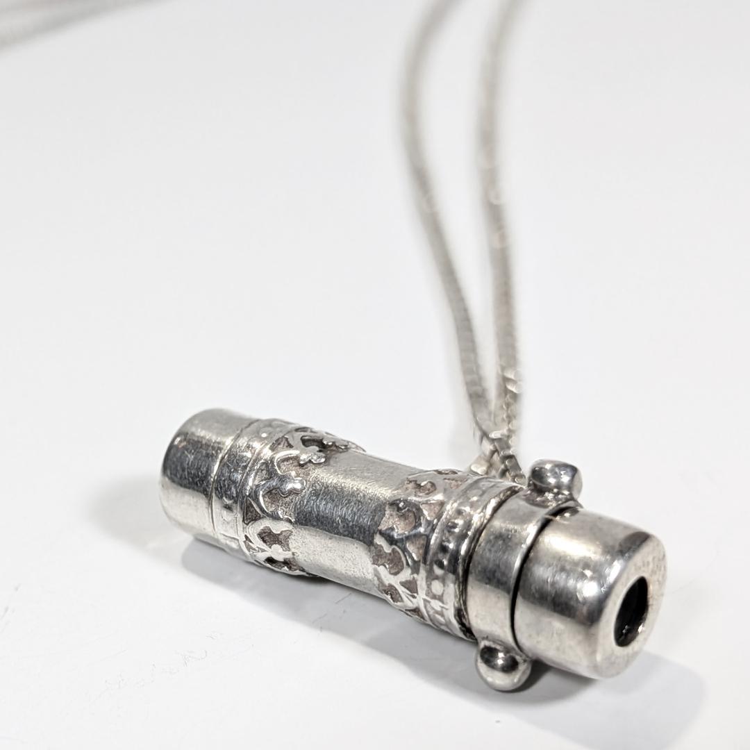 【残り1個】作家万華鏡ペンダント ケビン＆デボラ・ヒーリー シルバー925