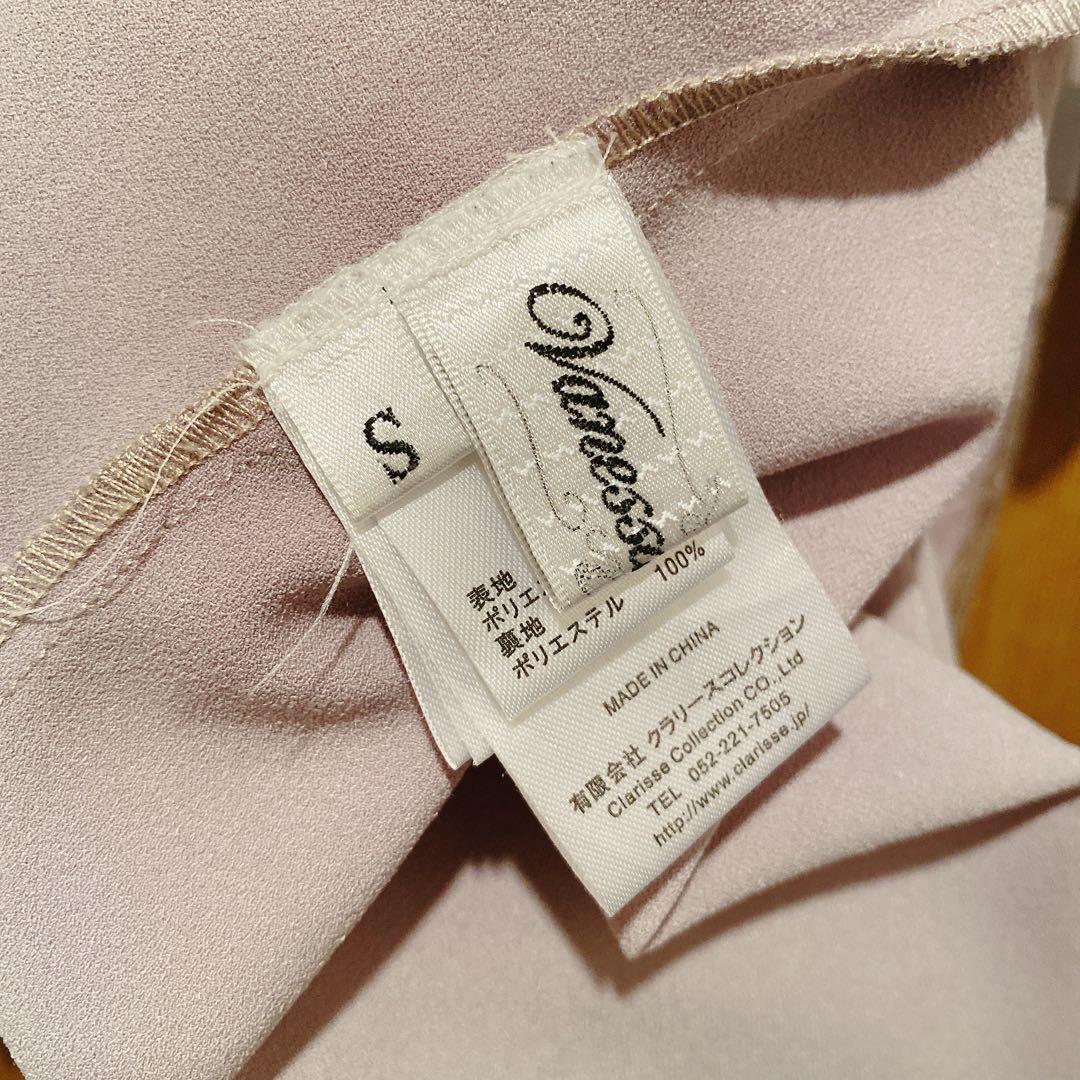 【匿名発送】VANESSA HEART＊パフスリーブミモレ丈ワンピース