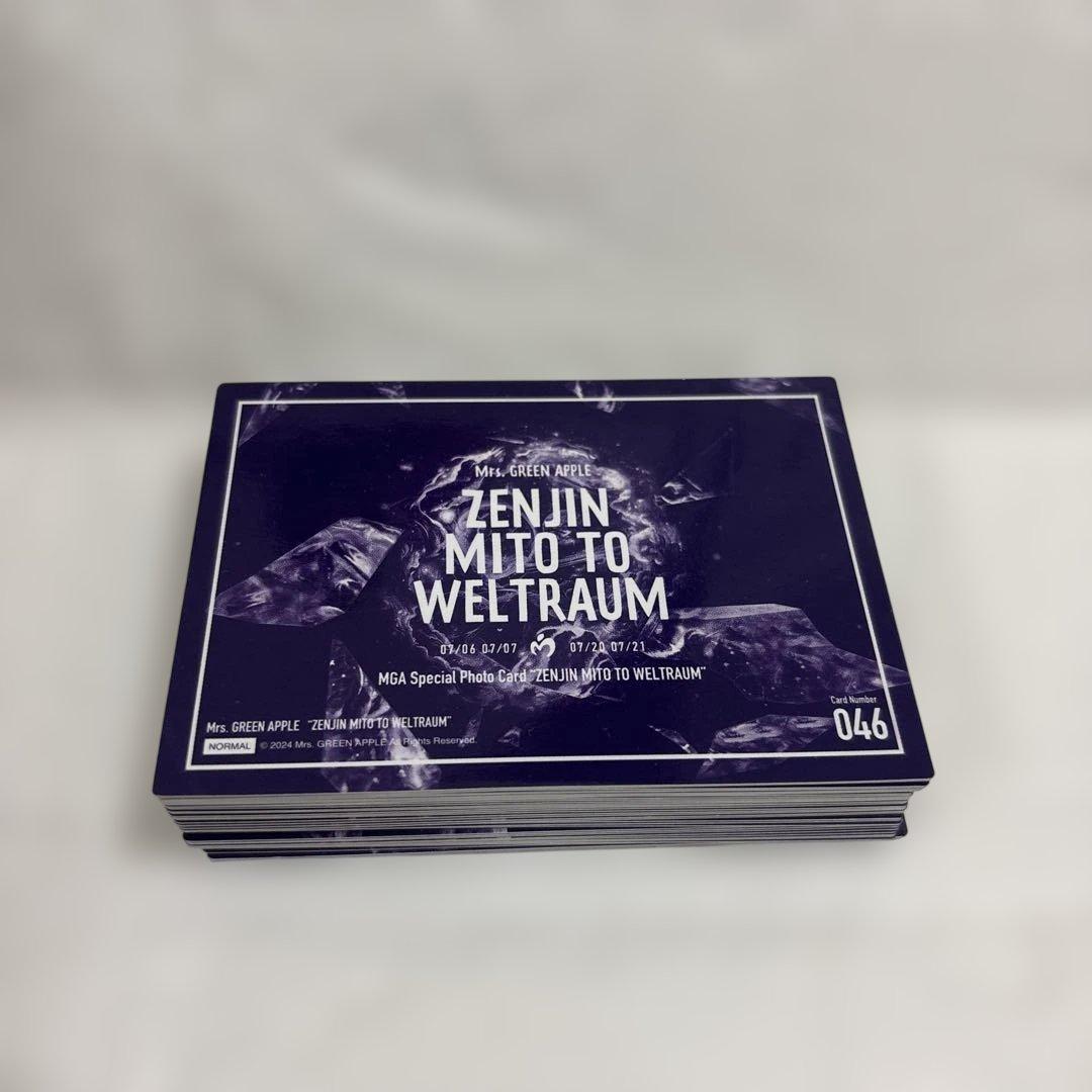 Mrs. GREEN APPLE ZENJIN MITO TO フォトカード