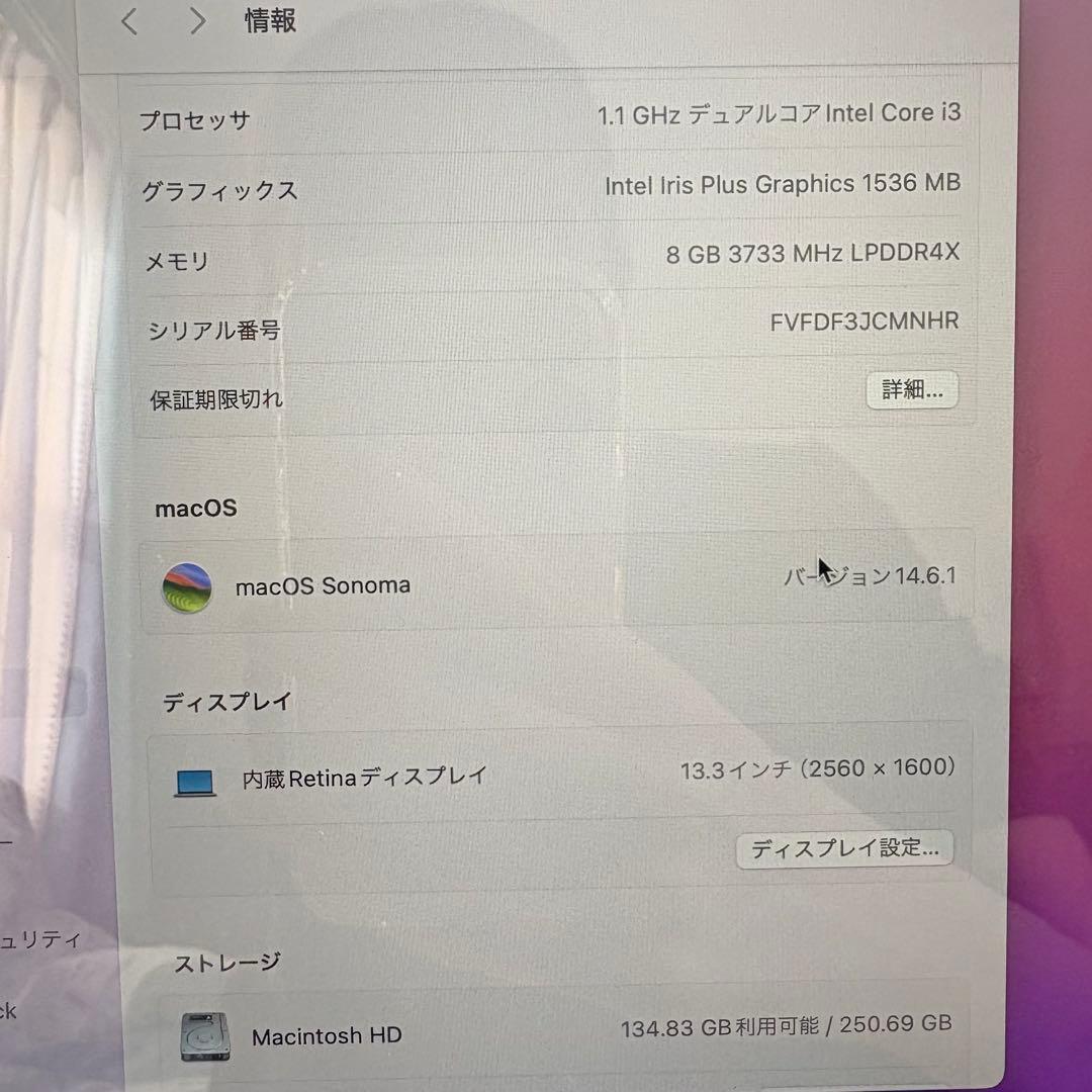 MacBook 13インチ ローズゴールド 本体と充電器付き