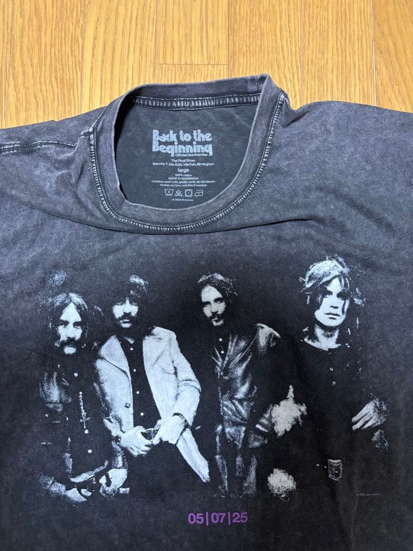 Black Sabbath Back to the beginning Tシャツ