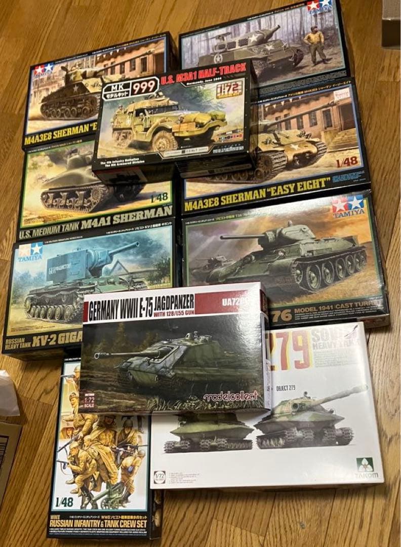 戦車　プラモ　セット　③ タミヤ　まとめ　モデルコレクト　タコム