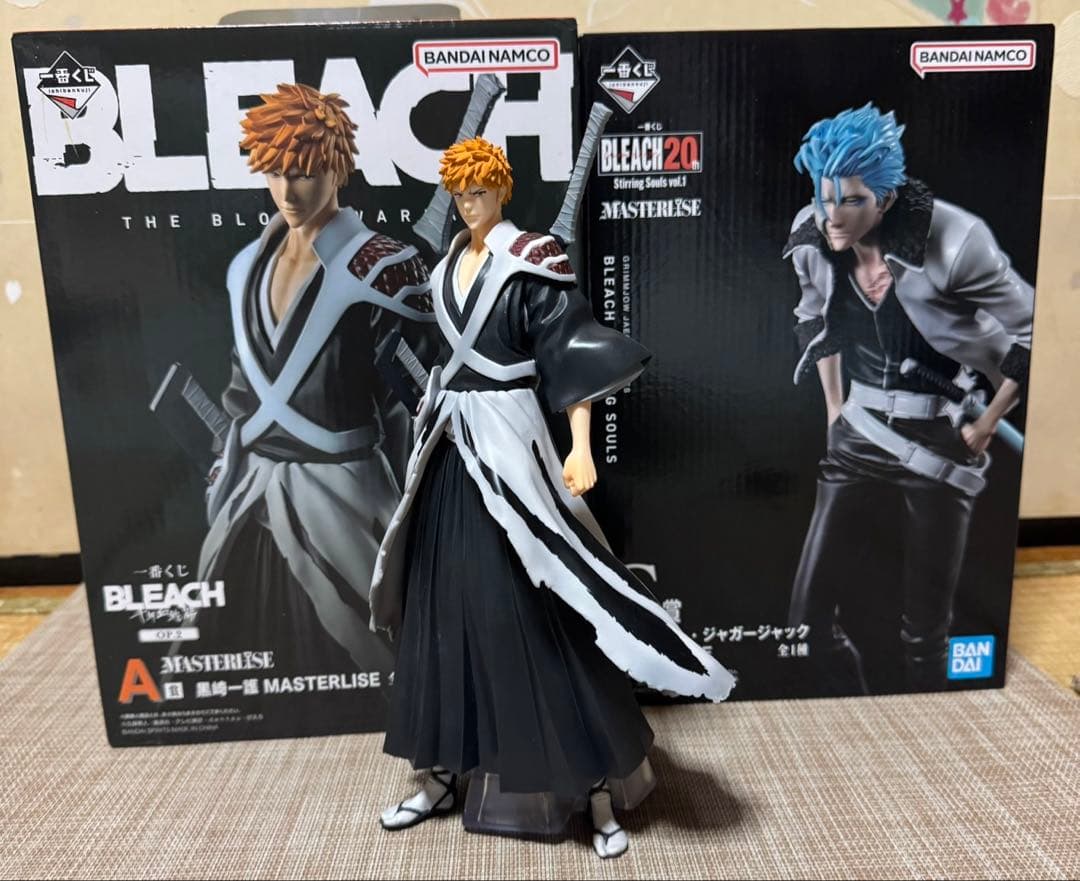 BLEACH 黒崎一護 グリムジョー・ジャガージャック　フィギュア　一番くじ