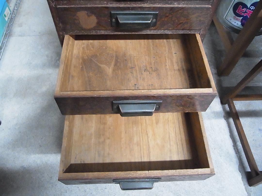 も*が様 レトロ　引き出し　7杯　無垢材　木製