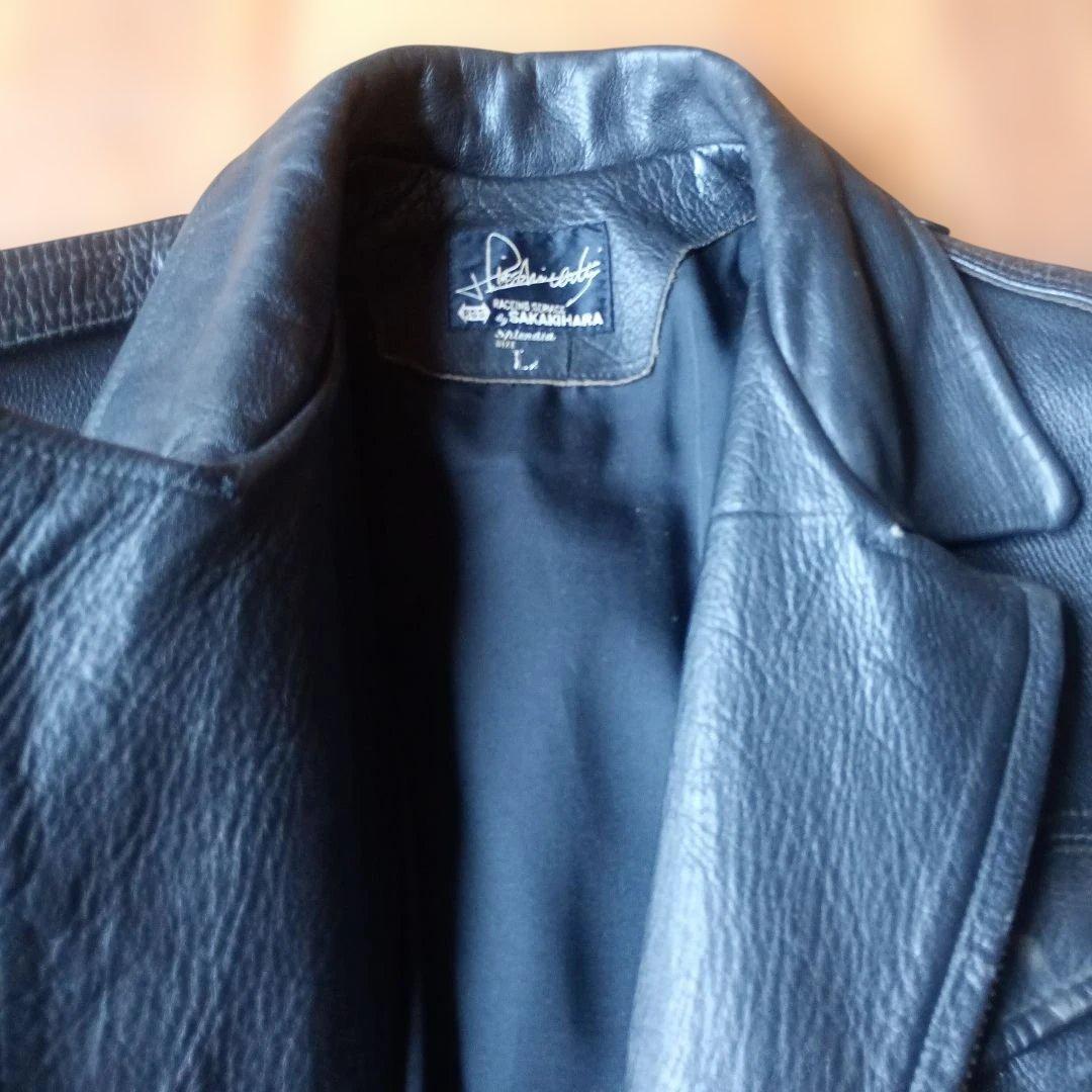 ruler　Sakakihara 舘ブラック レザー シングルライダース