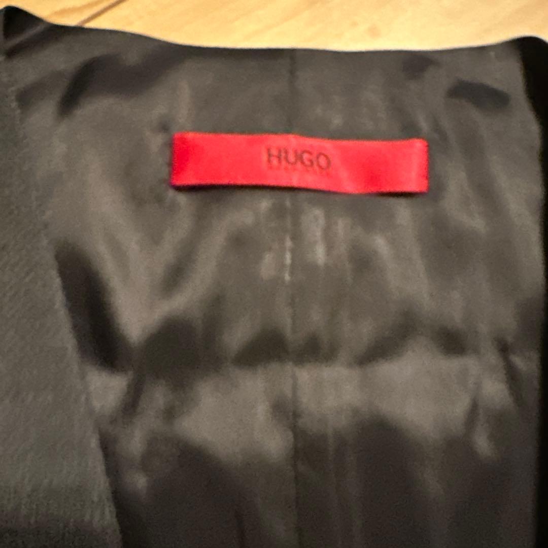 HUGO ダークグレー スーツベスト　サイズ48 BOSS
