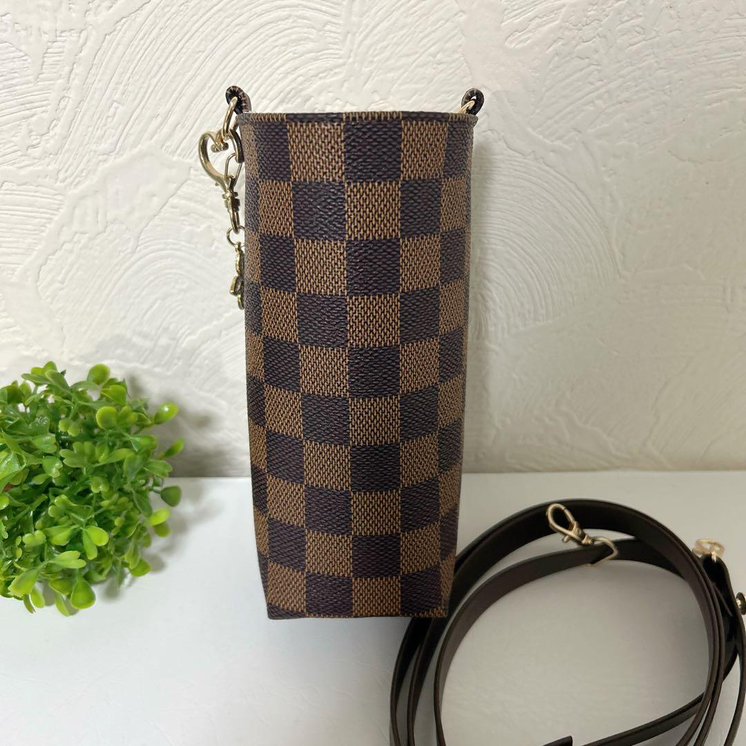 mikanページ　ハンドメイド　市松模様　バッグ　ポーチ