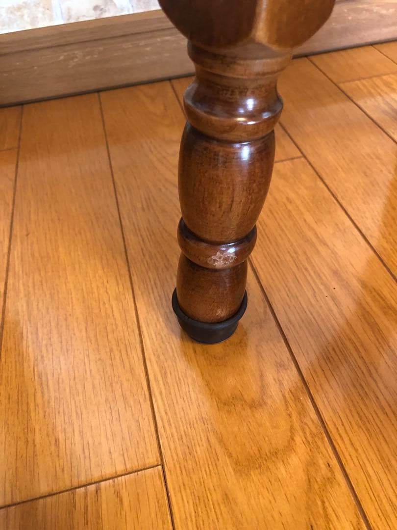 カウンターチェア　2脚セット　バー　ハイチェア　ハイスツール　アンティーク　木製