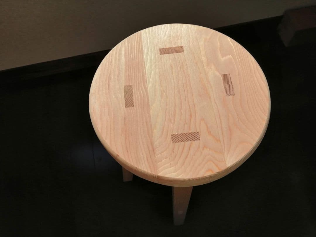 専用出品　木製スツール　座面幅30cm×高さ58cm　丸椅子　stool