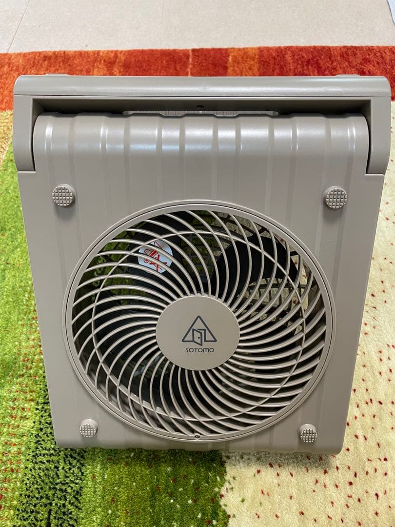 ソトモ（Sotomo）アウトドア送風機 ソーラーパワーファン ソーラーUSB充電