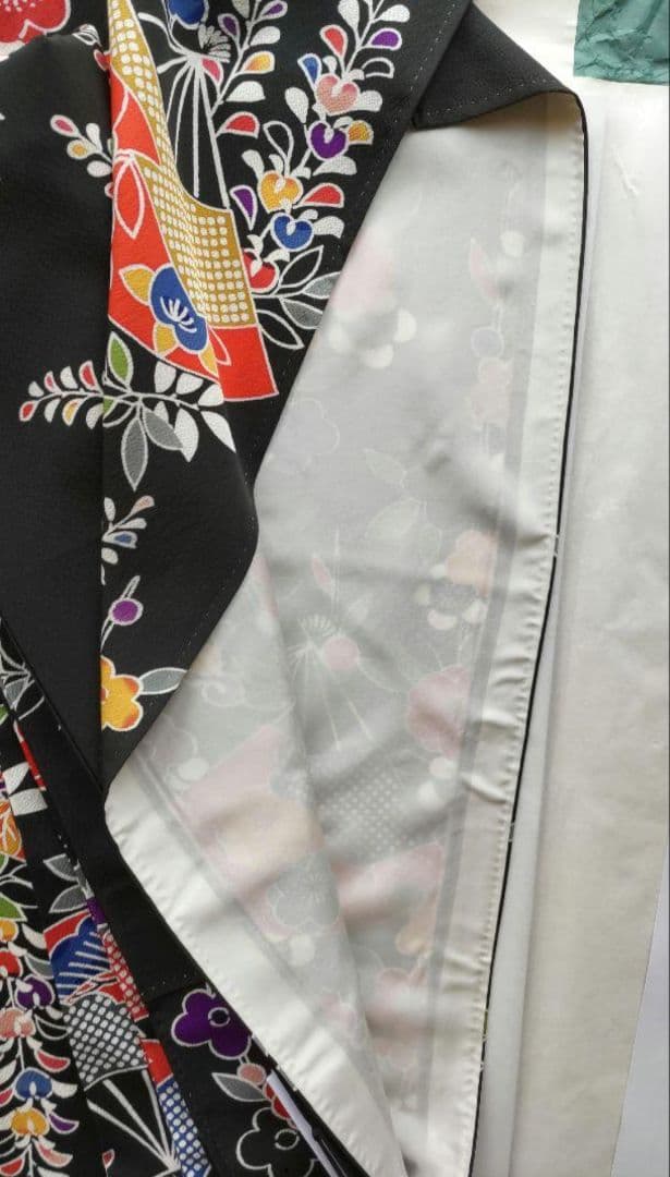 ★紅型振袖/帯/帯揚/帯締/伊達襟/５点セット★おまけ付