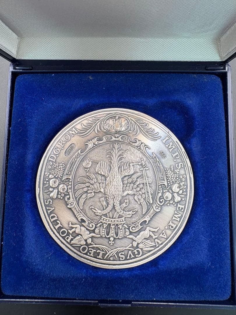 純銀　フランクフルト風景 純銀製メダル BHF SECURITIES