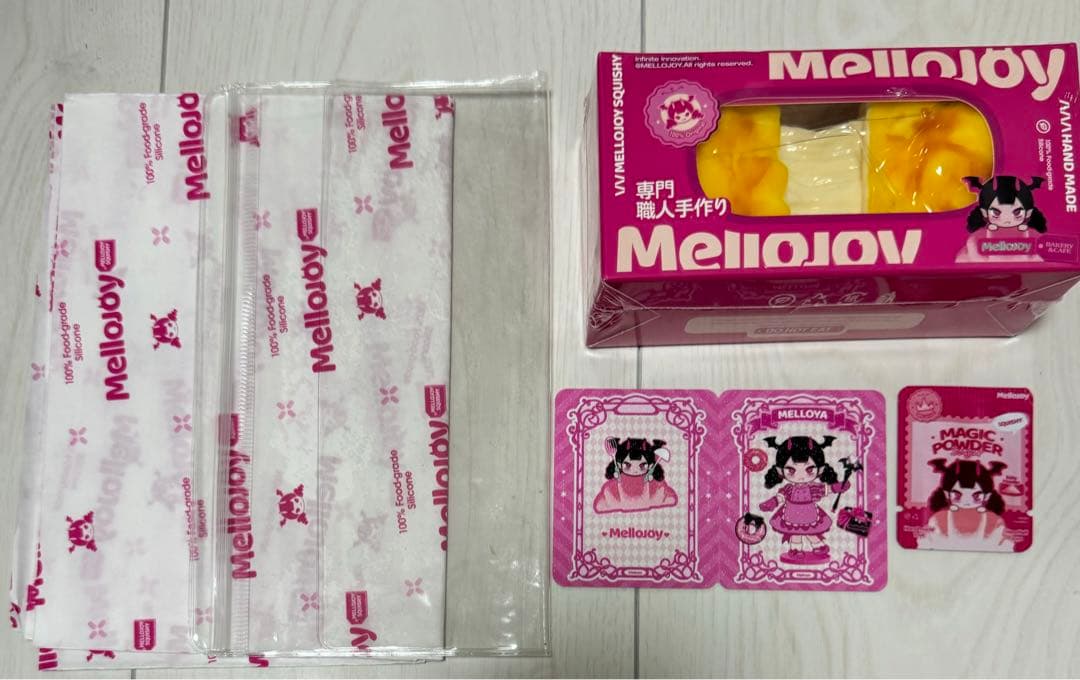 mellojoy＊スクイーズ＊伸びるチーズ(限定品)付属おまけ付き