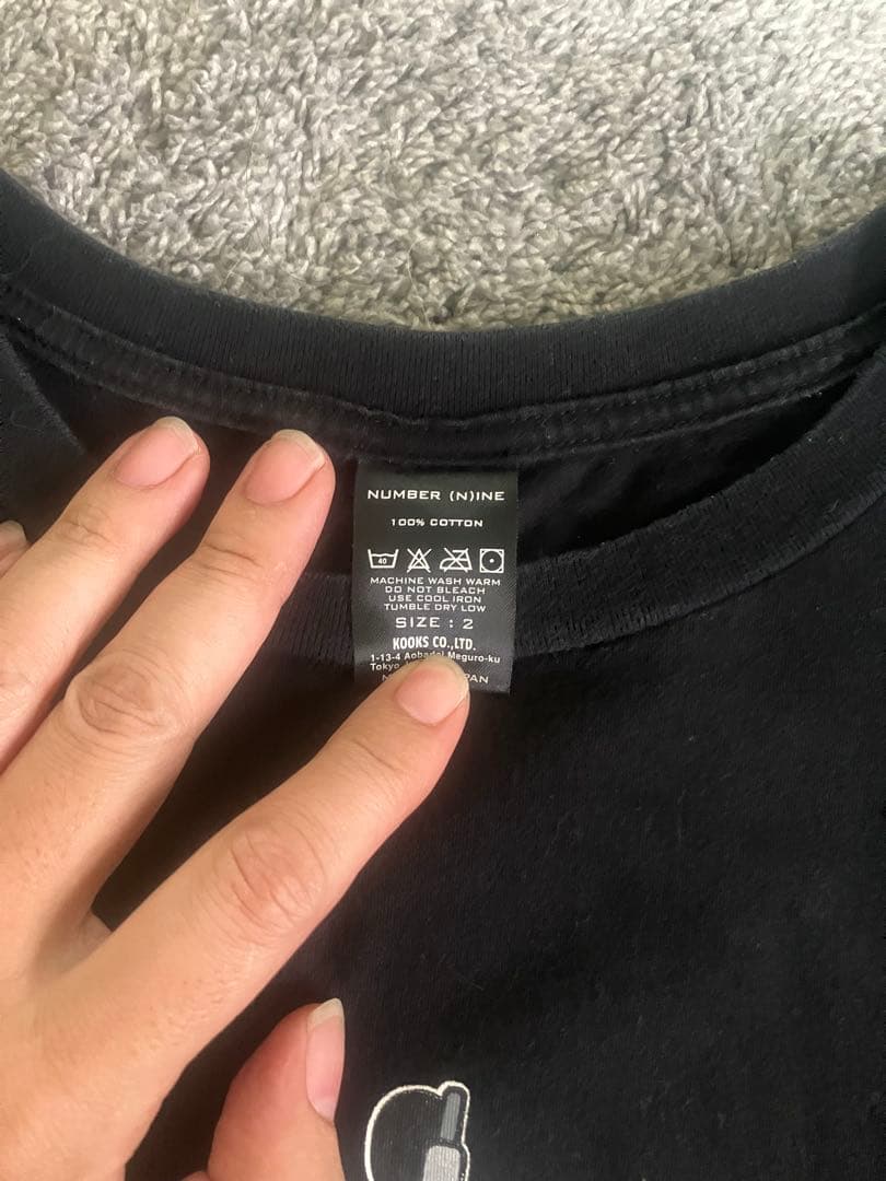 NUMBER (NINE) ナンバーナイン　ミッキーマウスTシャツ サイズ2 ①