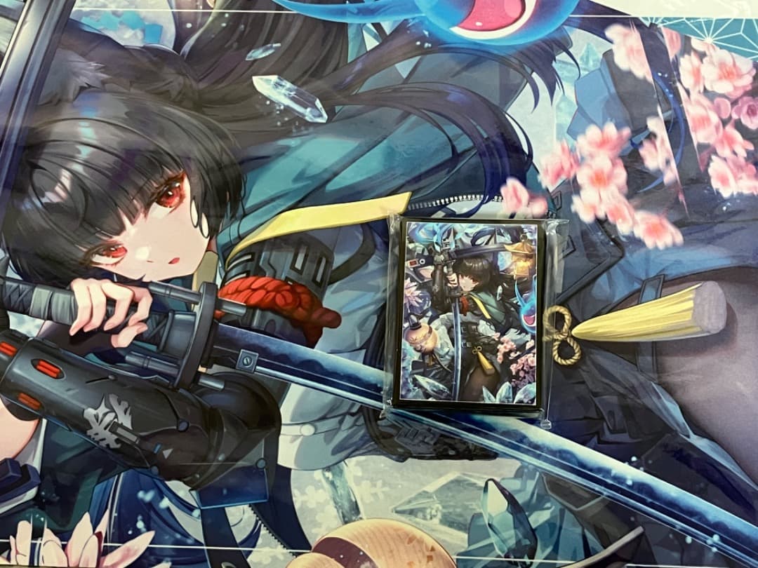 ミッドナイトブルー　ゼンゼロ　スリーブ　プレイマット　星見雅