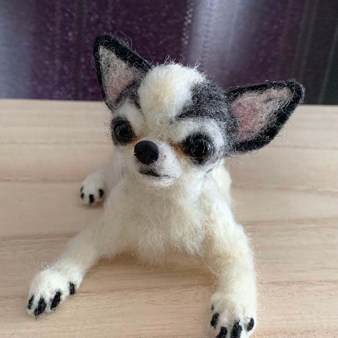 羊毛フェルト　チワワ　エリック様