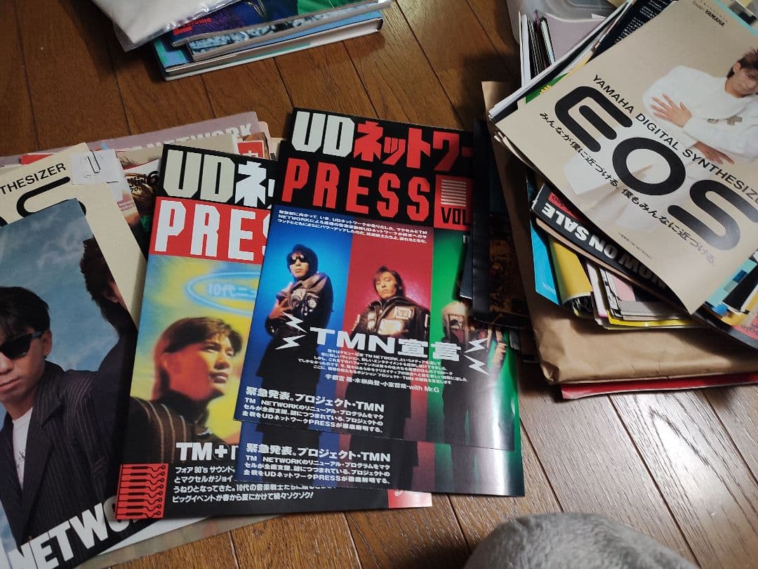 TM NETWORK切抜き、パンフレット、 ファンクラブ会報、グッズTMN
