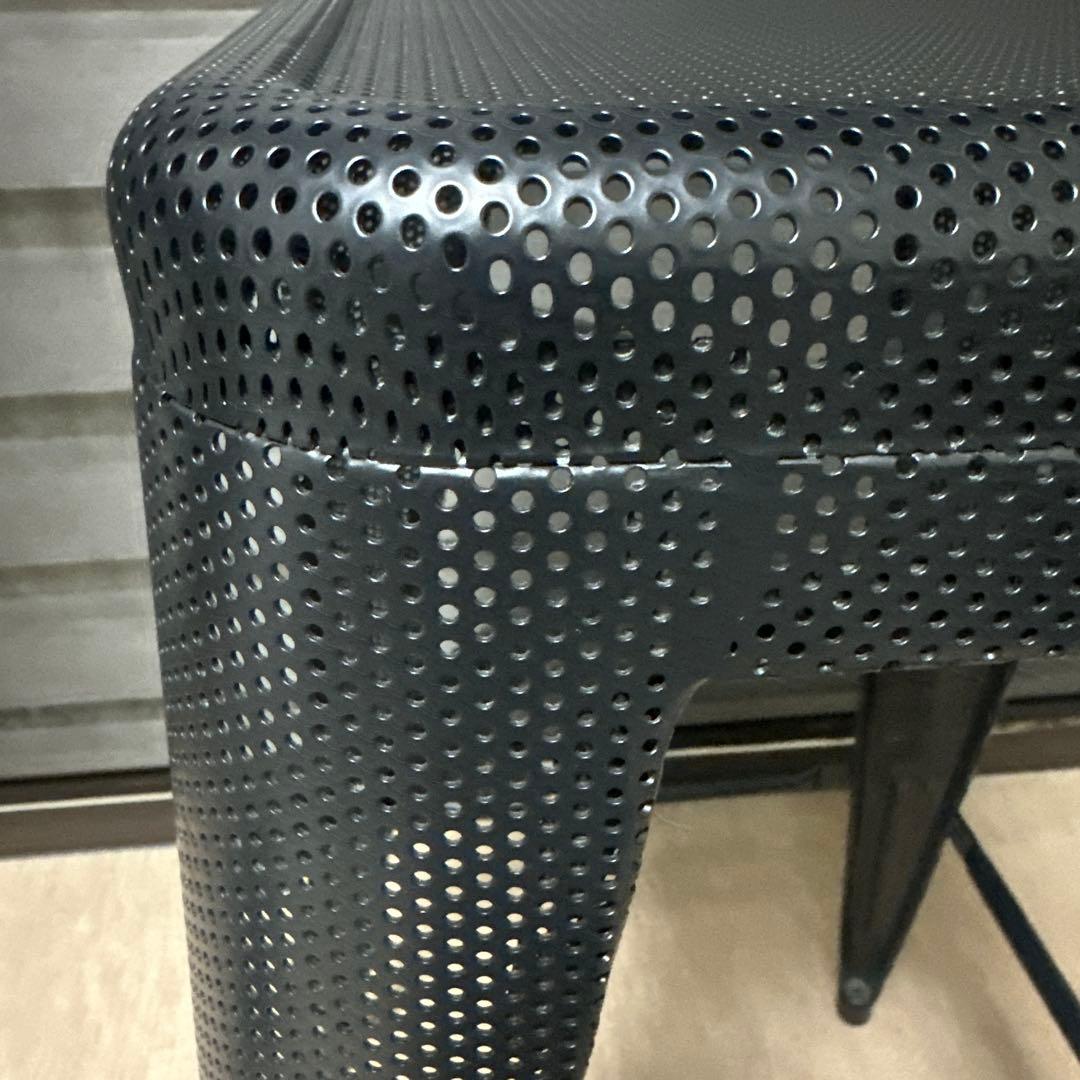 stacking MESH high stool ブラック