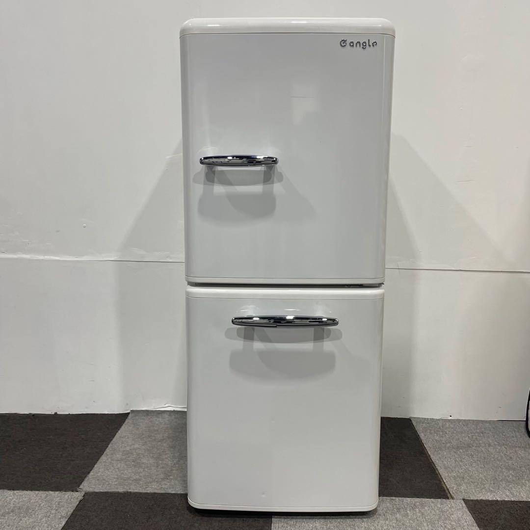 eangle 冷蔵庫 ANG-RE151-B1(W)149L 2022No025