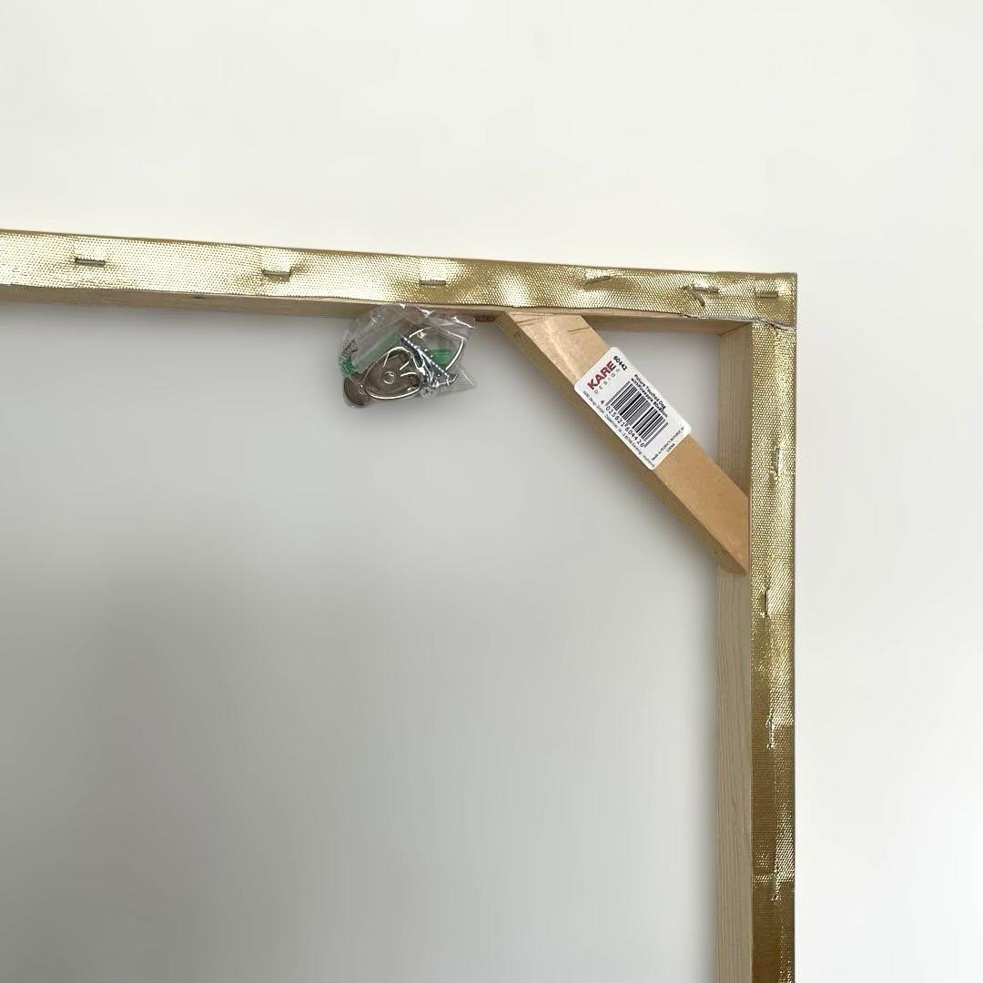 ドッグウィズパイナップル80x80cm アート - リビングハウス