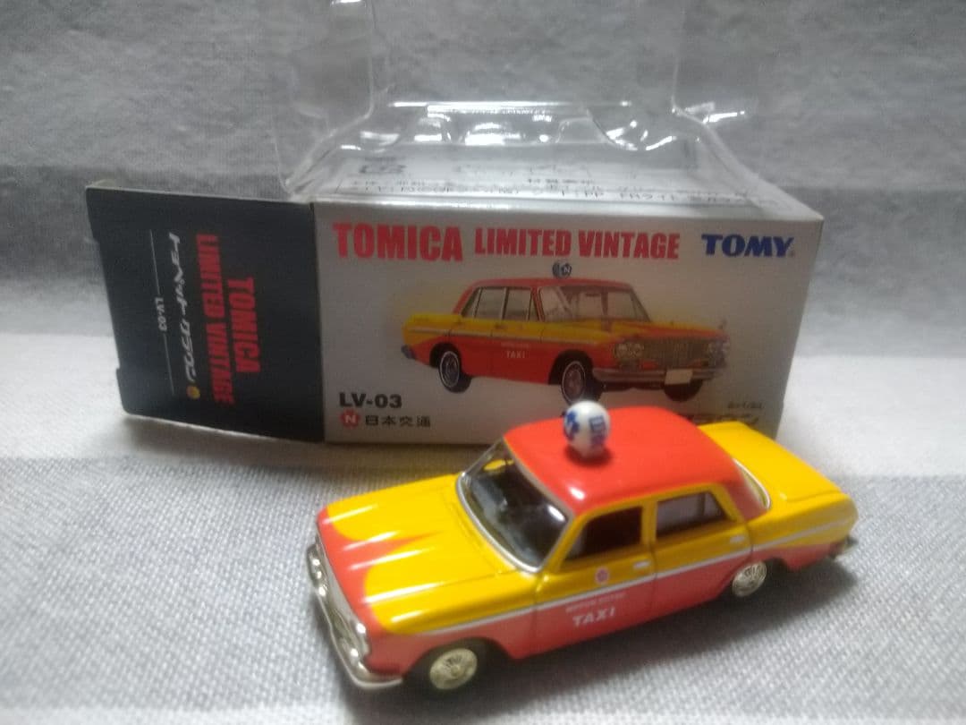トミカリミテッドヴィンテージ トヨペットクラウン タクシー 日本交通 初期エラー